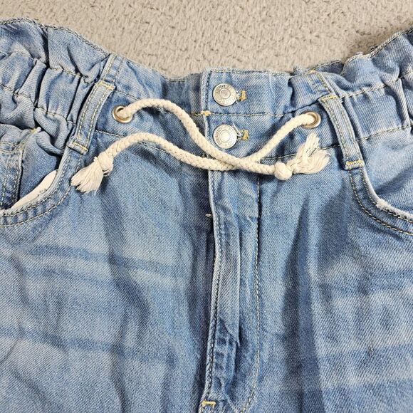 Pilcro Anthropologie Cottage Jeans Size 31 Drawstring Waist Cargo Y2K - Picture 5 of 13
